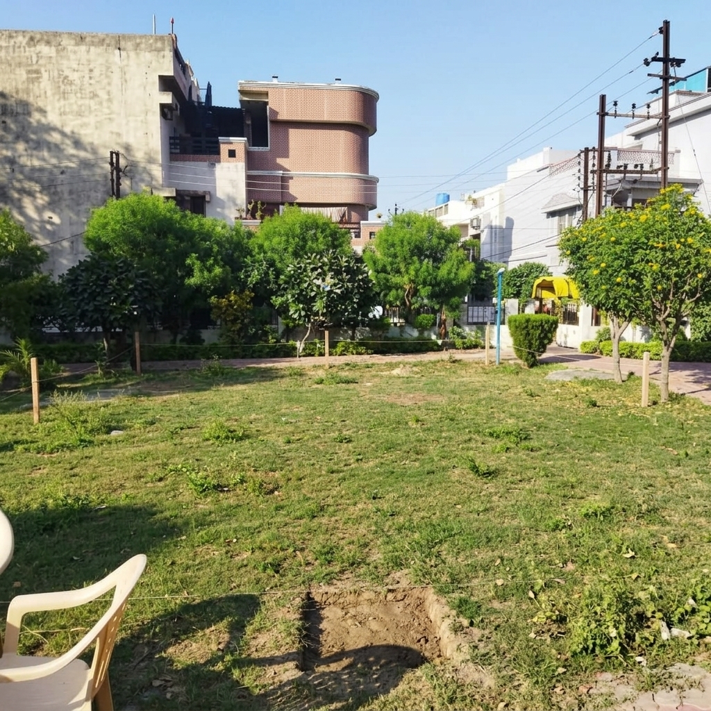 Corner East-Facing Plot